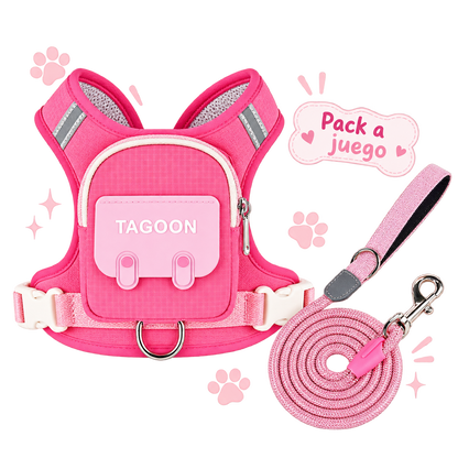 Dog Backpack Harness with Pocket