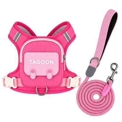 Dog Backpack Harness with Pocket