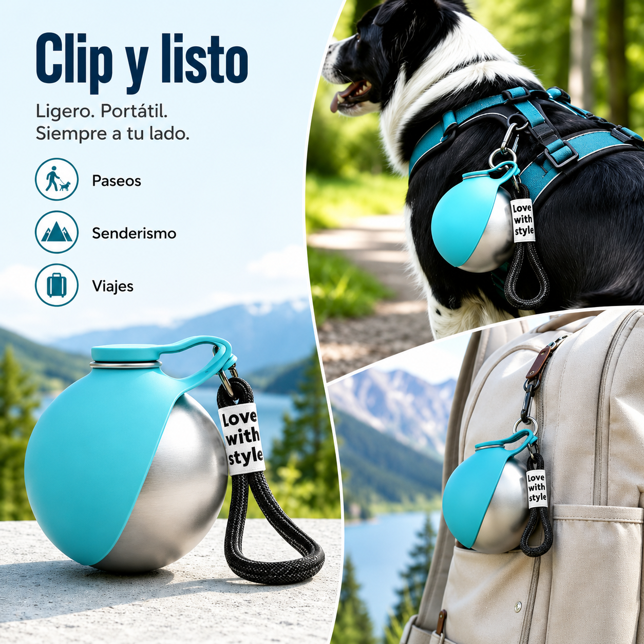 Bebedor Portátil para tu Mascota