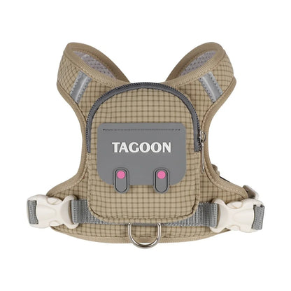 Dog Backpack Harness with Pocket